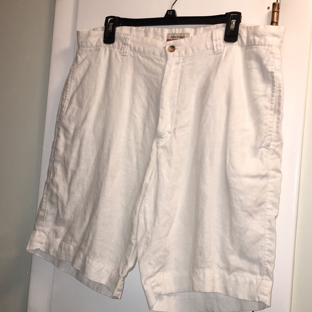 Men’s size 36 White Linen Shorts